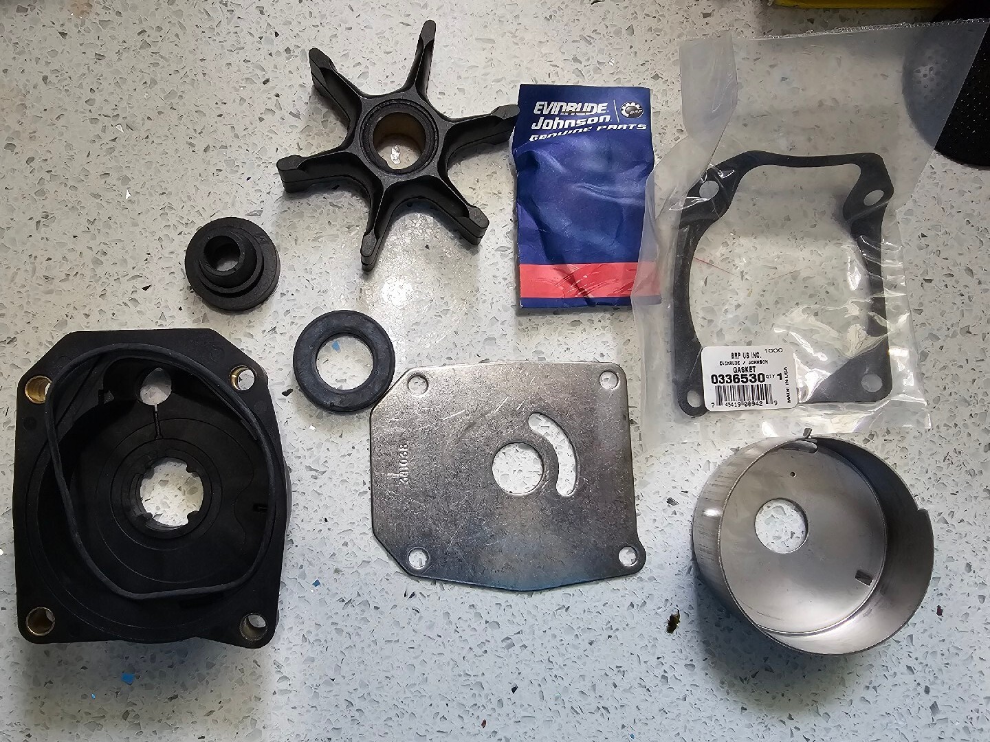 Water Pump Kit w/ Housing Johnson/Evinrude Etec 4060hp 5006511 eBay