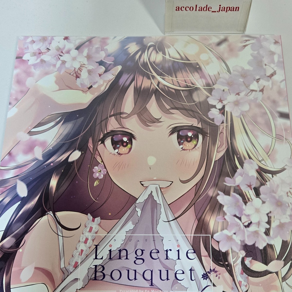 新品 森倉 円 刺しゅうアート ランジェリー Lingerie Bouquet Lingerie Bouquet En Morikura Original Art Book Canvas A4/40P