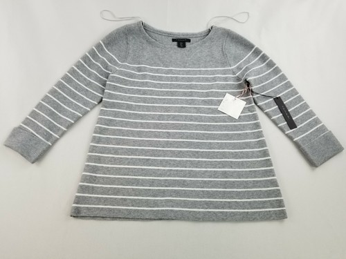 Chemise Femme Pimkie Rayée Gris Et Blanc - Taille S, 100% Coton, Occasion Très Bon état