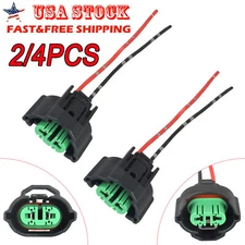 Wire Pigtail Female C H11 Two Harness Fog Light Bulb Lamp Connector Socket Plug