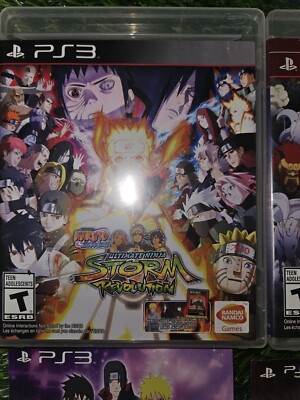 Naruto Shippuden Ultimate Ninja Storm Revolution & 3 Playstation 3