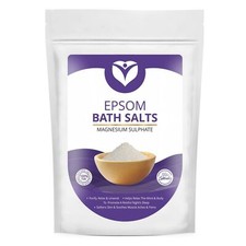 Epsom Bath Salts Spa Natural Magnesium Sulphate Ideal for Relieving Sore Muscles