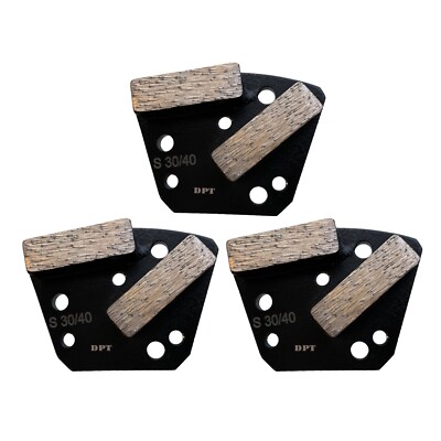 3 Pack Diamatic Sase CPS Grinding Discs for Concrete Grinders Soft Bond 30 Grit