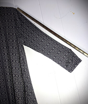 Brea Dress Gray With Pattern Medium By Honey & Lace | eBay