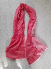 Collen & Clare 100% CASHMERE OVERSIZED SHAWL WRAP SCAF PASTEL RED. NEW. RRP 179�