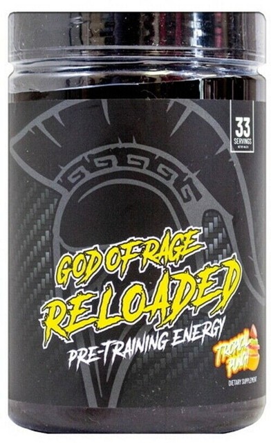God Of Rage Reloaded Powerhouse Pre Workout Supplement Centurion Blue Raspberry For Sale Online Ebay