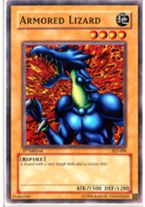 Armored Lizard - SDJ-009 - Common - Unlimited Edition x3 - Near Mint