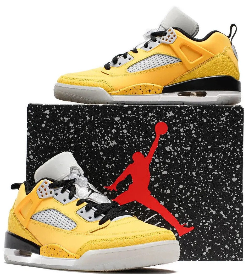 Jordan Spizike Low PRM🔥Sz 10 NIB Men's Casual Shoes Yellow Maize