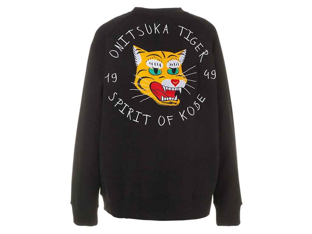 Onitsuka tiger SWEAT TOP Big tiger Embroidery Sweat top S～XL Unisex Adults
