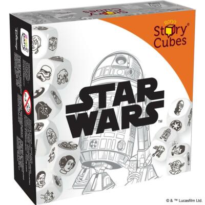 Star Wars BOX Rory's Story Cubes Dice Game Asmodee SWSC1 Storytelling R2-D2 Yoda