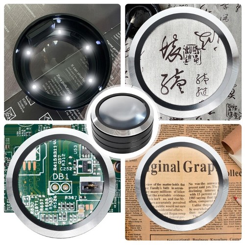 Easy To Clean Optical Glass Magnifier for Reading and Display with Stable Stand - Picture 2 of 8