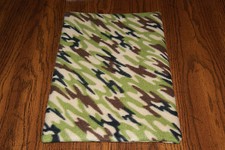 New Camo Print 3 Fleece Dog Cat Pet Carrier Blanket / Pad FREE S/H Support BCR