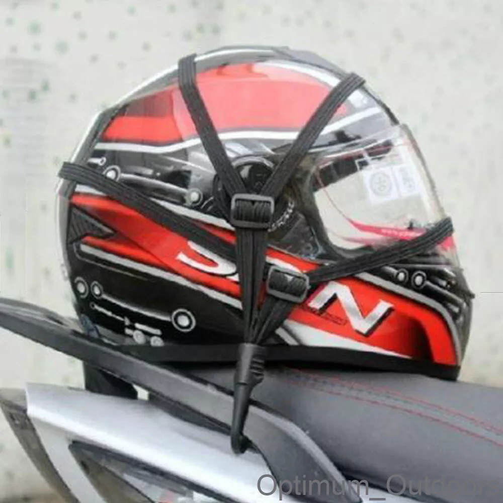 Motorbike Motorcycle Helmet Elastic Adjustable Luggage Strap