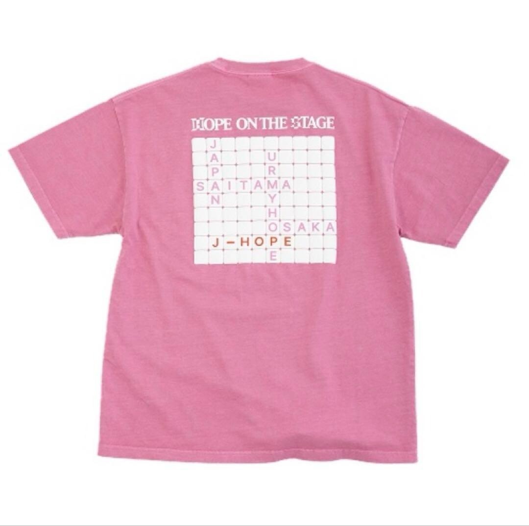 BTS J-HOPE Hope On The Stage Official Goods S/S T-shirt Pink L