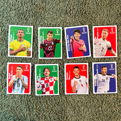 PANINI FIFA World Cup 2022 Qatar McDonalds M1-M8 Set extra Sticker neu Donald's