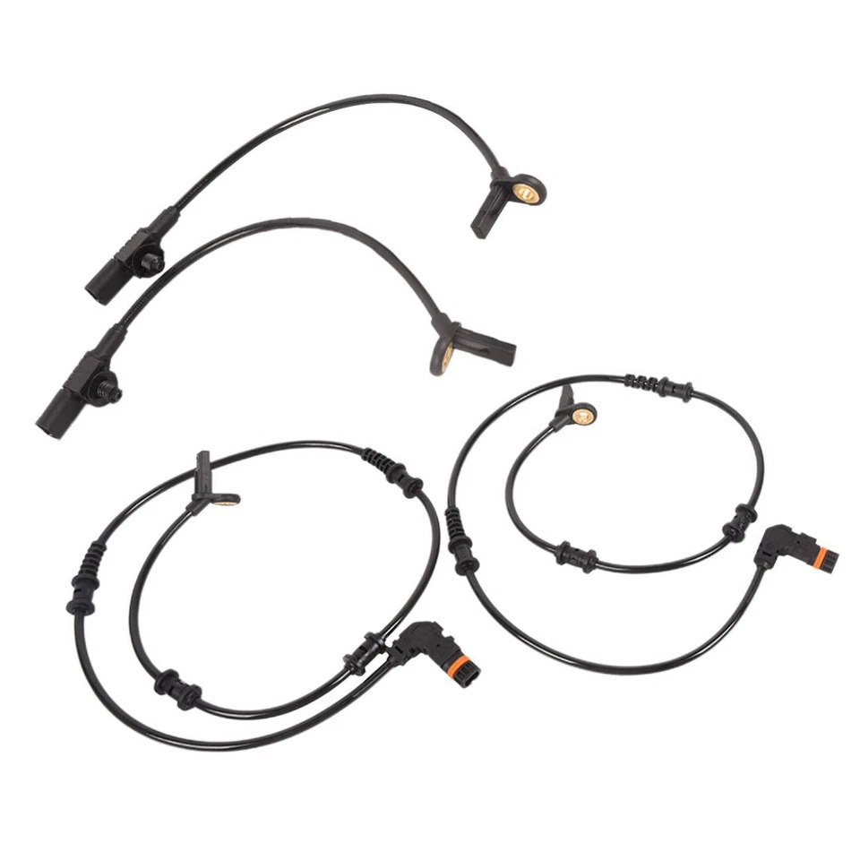 4件装前后ABS车轮速度传感器适用于梅赛德斯-奔驰ML350 R350 1645400917 — 第 3/4 张图片