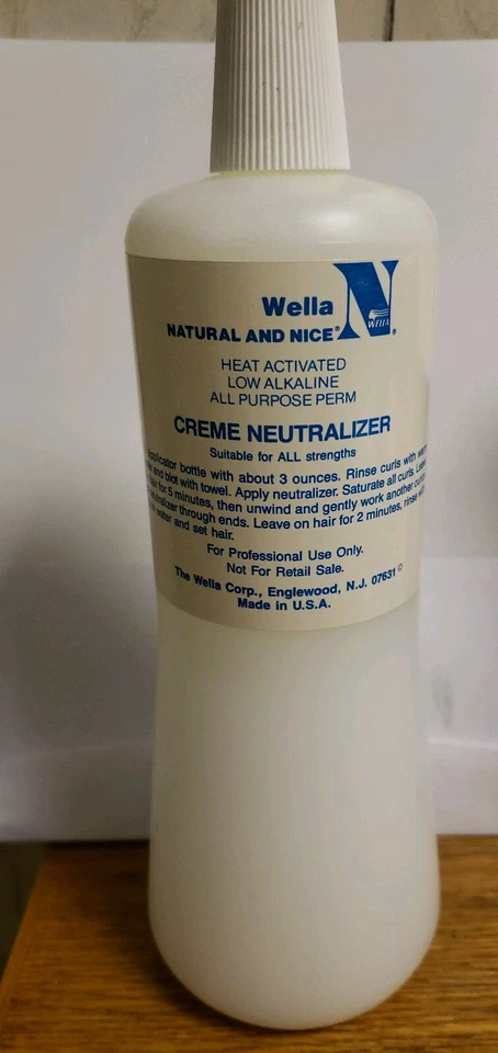 Wella Natural and Nice, Crema Neutralizante Onda Permanente, 32 oz. Nuevo Foto 2 de 2