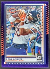 2025 Panini Donruss Optic Rome Odunze Purple Stars Prizm /15 Bears CD2