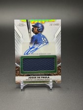 2025 Topps Pro Debut JOSUE DE PAULA JUMBO RELIC AUTO /400 #PDJAR-JD
