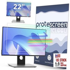 2-Pack 22 Inch Anti Blue Light Screen Protector Compatible with Lenovo Hp