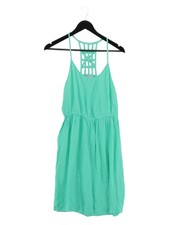 Oliver Bonas A-Line Midi Dress UK10 in Green