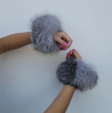 Real Fur Fox Cuffs