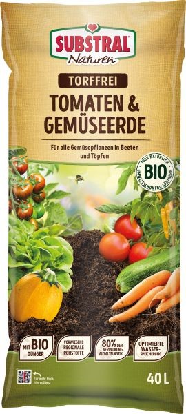 Substral Naturen Tomaten & GemüSeerde 40 L Torffrei GemüSeerde-image
