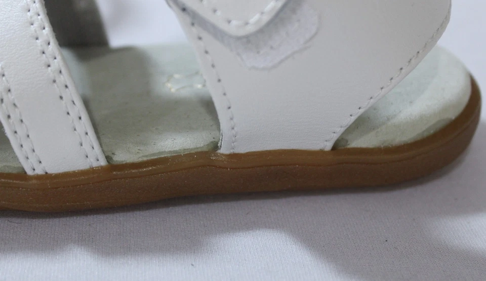 Sandalias clásicas Gloria V See Kai Run para niñas pequeñas JL3 blancas talla US:8 UK:7 Foto 2 de 4