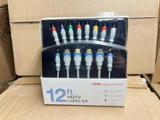 Zip HDTV Cable Kit HDMI Toslink Component AV Stereo Audio Cable NEW