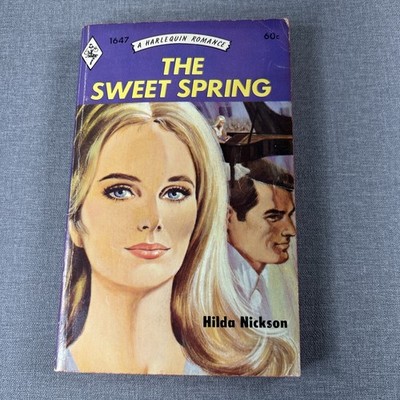 The Sweet Spring by Hilda Nickson VTG Harlequin Romance Paperback Book Red Edge