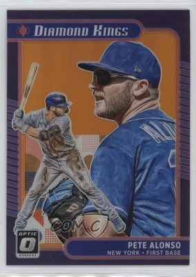 2021 Panini Donruss Optic Diamond Kings Orange Prizm 82/125 Pete Alonso #19 1gt6