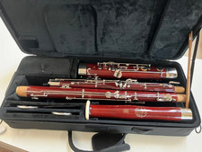 Extra-clean vintage Schreiber bassoon with Case, 2 Bocals, all new pads