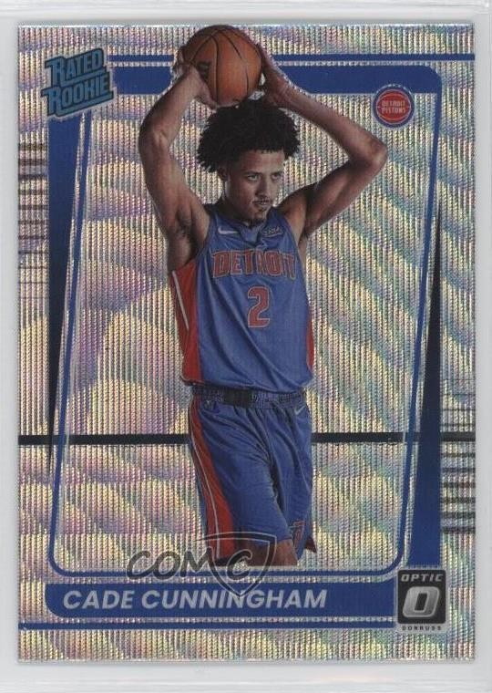 2021 Donruss Optic Rated Rookie Fanatics Box Set Prizm Cade Cunningham #161 03rx