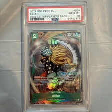 killer OP01-039 EN ONE PIECE TCG 2023 Championship Finalist Top Player PSA 10