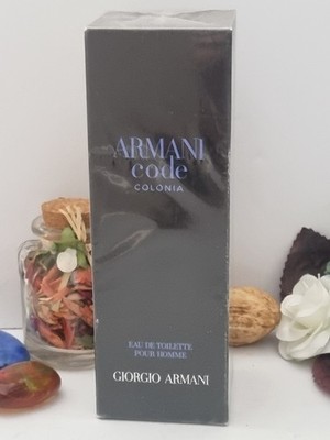 Armani Code Colonia by Giorgio Armani Eau De Toilette Pour Homme 75ml Spray.