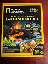 NATiONAL GEOGRAPHIC Earth Science Kit, Science Experiments  Stem Activities