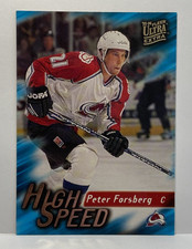 1995-96 Fleer Ultra Extra - High Speed Peter Forsberg #8