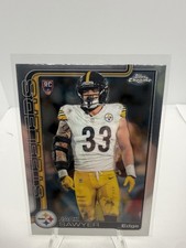 2025 Topps Chrome JACK SAWYER RC rookie card #357 Pittsburgh Steelers. rookie card picture