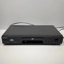 SONY DVD CD Player DVP NS300 Black Tested Works Video Playback No remote Unit