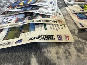 Sega Dreamcast Saturn  Mixed Manual And Case Art Lot Mixed