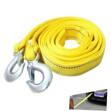 Heavy Duty Car Tow Strap With Hooks 11000 Lbs Capacity Nylon Winch Strap With