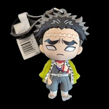 Gyomei Himejima Monogram Anime Demon Slayer Kimetsu No Yaiba - Bag Clip Keychain