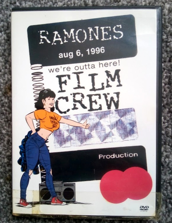 THE RAMONES - WE'RE OUTTA HERE - DVD - AUG 6 - 1966 - FILM CREW - REGION 0