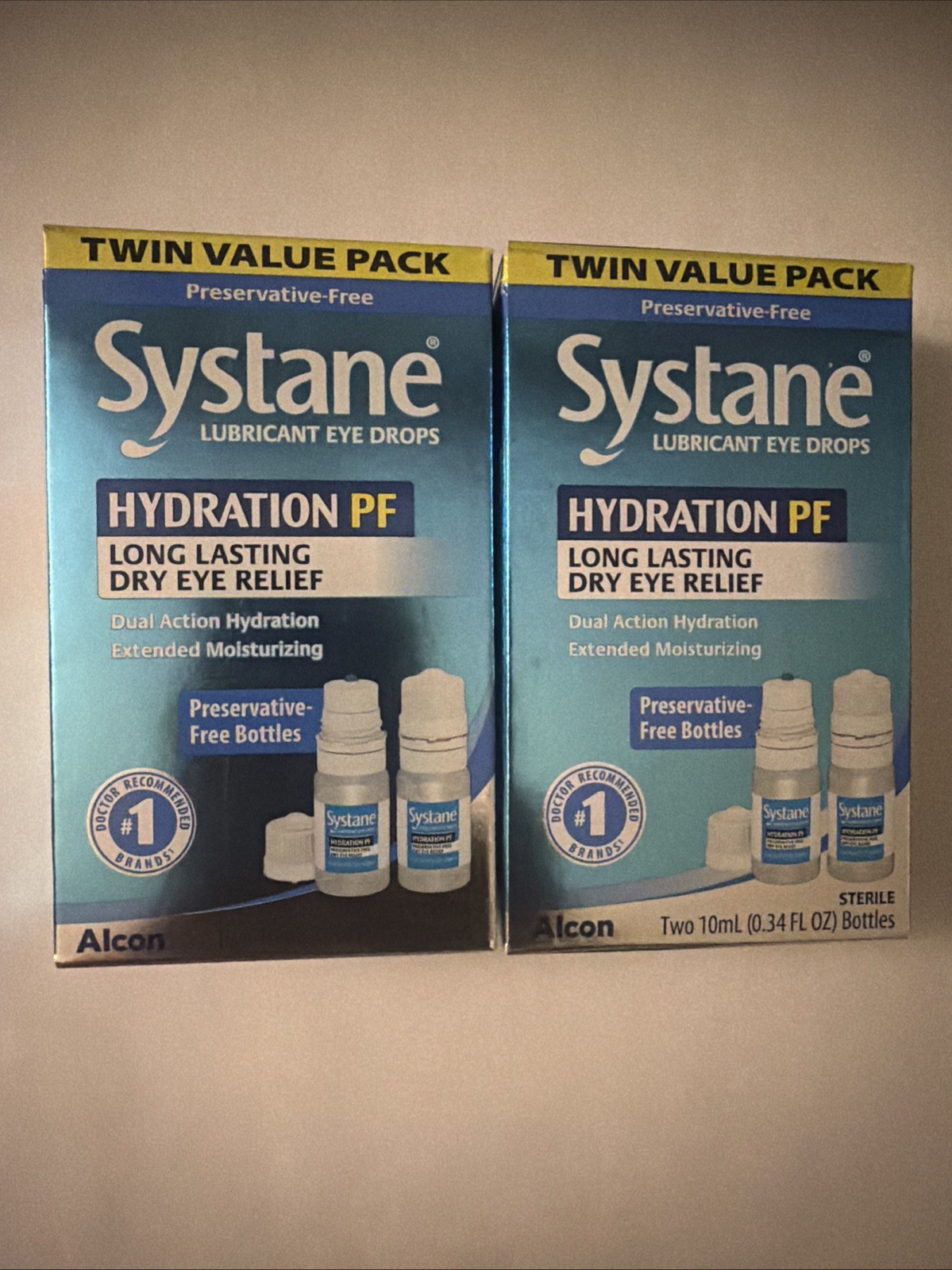 (2) Systane Hydration PF Twin Pack. Exp 12/2026+