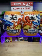 2 pack Zuru Robo Alive Deep Sea Monster Surprise Comes Alive Water Activated