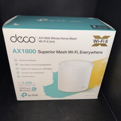 TP-Link Deco WiFi 6 Mesh WiFi System (Deco X20) 1-Pack