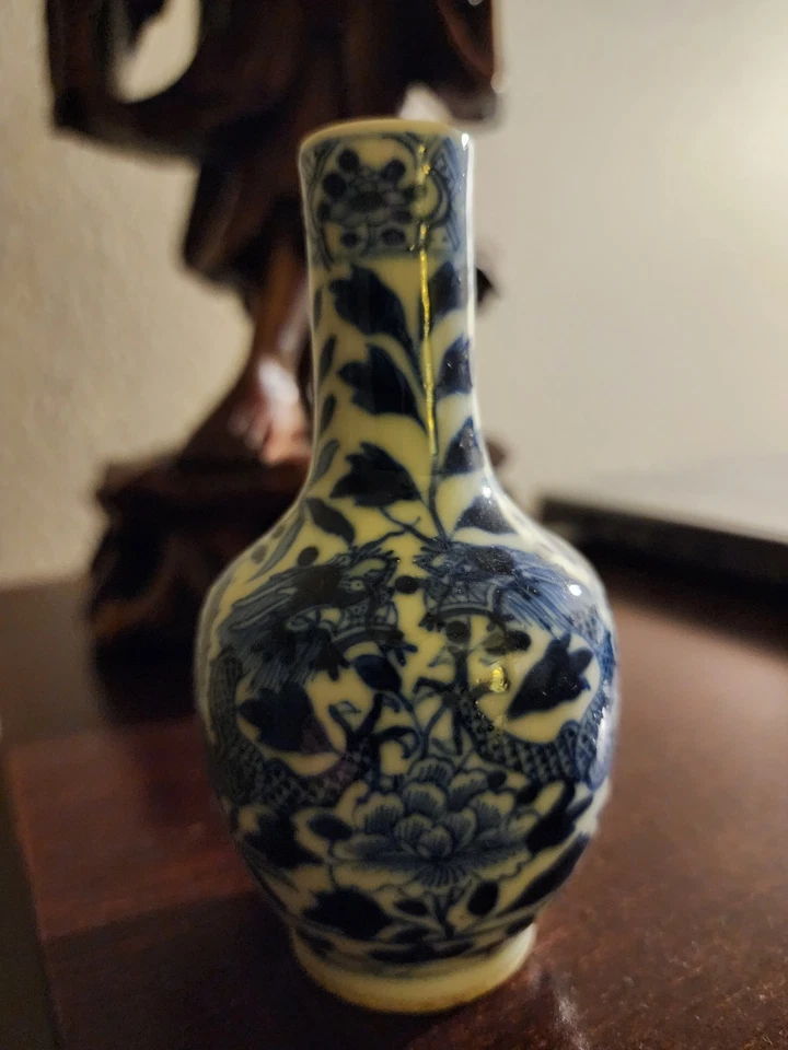 Minituro muy fino buque dragón siglo XIX Foto 2 de 4