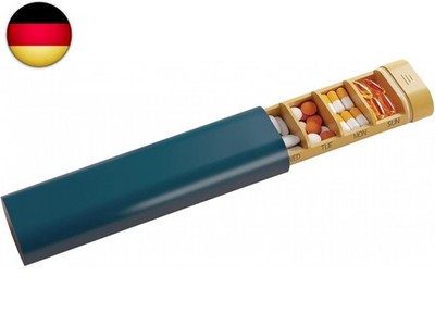 Tablettenbox 7 Tage, BPA Frei Tägliche Pillendose, Wöchentliche Reise M