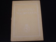 RARE RMS Lusitania & RMS Mauretania Early Brochure / Cunard Line #27