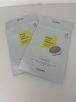 2x Cosrx Master Patch Intensive Hydrocolloid Acne Patch 18ct Pack ea exp 07/2029